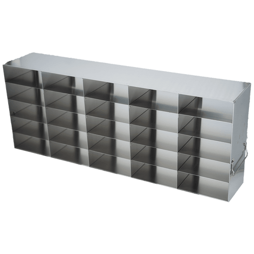 stainless steel laboratory freezer rack for 2 inch cryo boxes 