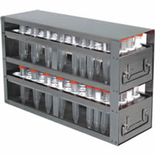 stainless steel laboratory freezer rack with drawer for 50ml centrifuge tubes