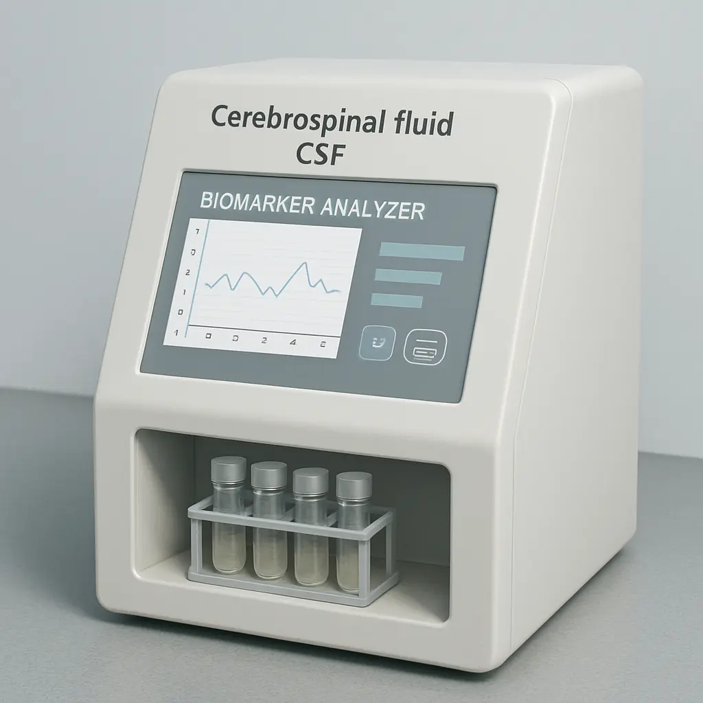 Cerebrospinal fluid (CSF) biomarker analyzers