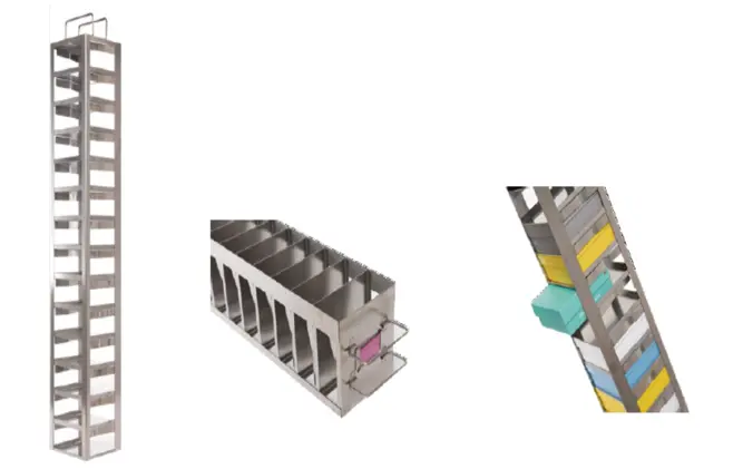 Horizontal square inventory rack (CFC-12-2S) - 12-place