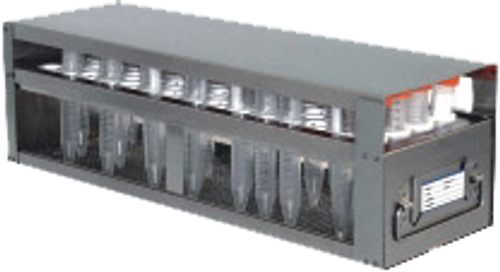 [A-FR-15-104] stainless steel laboratory freezer rack with drawer for 15ml centrifuge tubes 