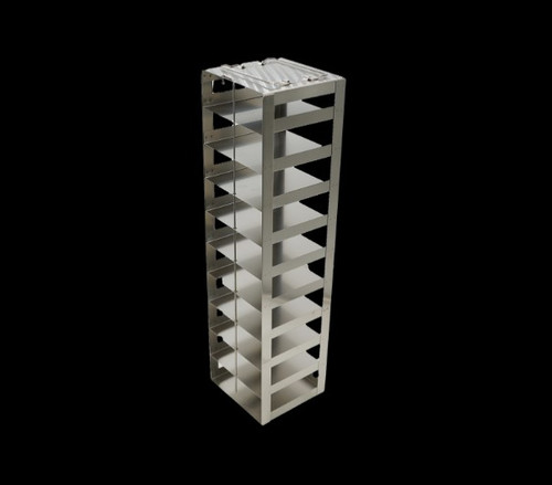 [FR-CH-2-10-100] stainless steel chest freezer rack for 100 place plastic cryoboxes 